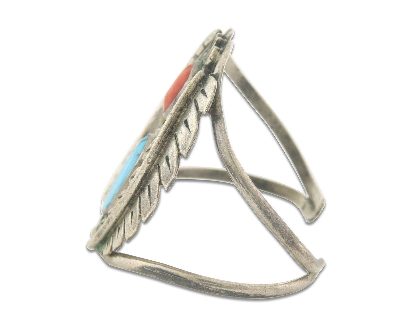 Vintage Navajo Bracelet 925 Silver Handmade Authentic Gemstone Traditional