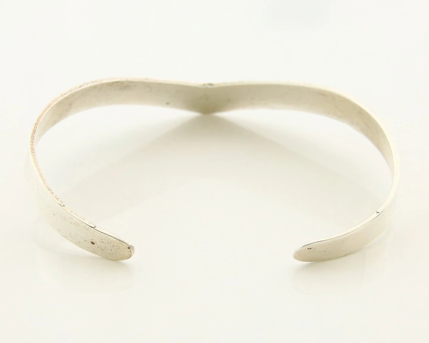 Navajo Cuff Bracelet 925 Sterling Silver Vintage Handmade Signed Thunderbird