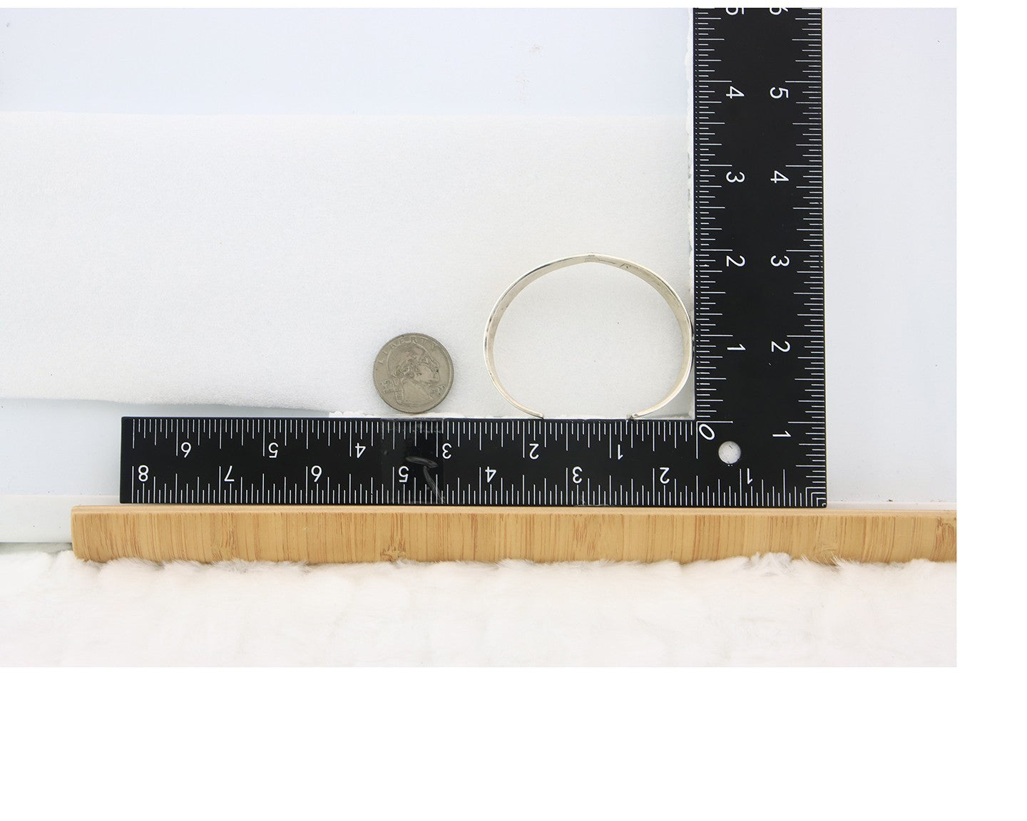 Navajo Cuff Bracelet Sterling Silver & Gold Vintage Signed RL