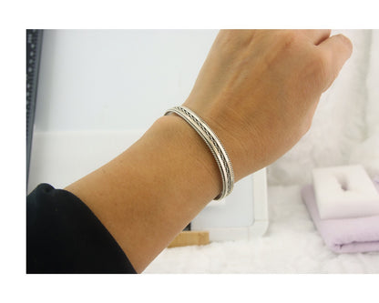 Vintage Navajo Bracelet 925 Silver Handmade Authentic Traditional Signed TAHE