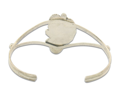 Vintage Navajo Bracelet 925 Silver Handmade Authentic Gemstone Traditional