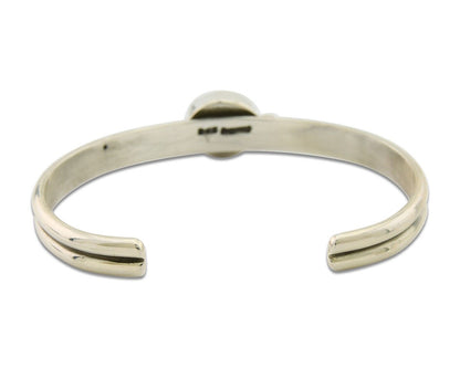 Navajo Bracelet 925 Silver Turquoise Cuff Native American Artist C.80's