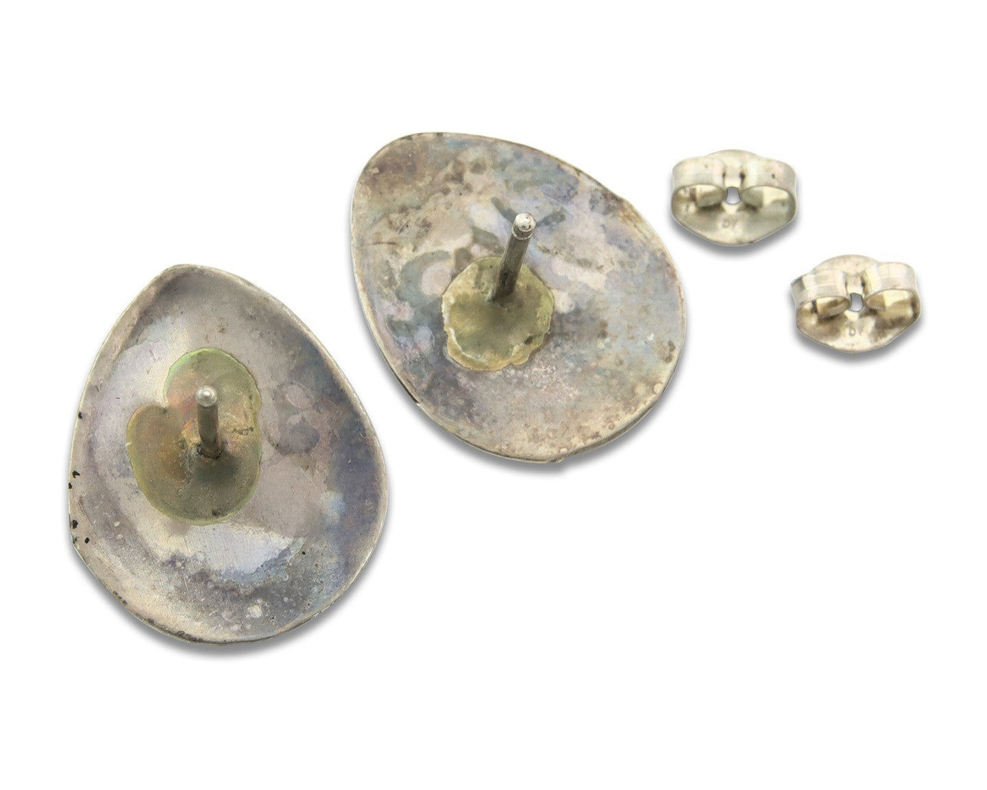 Navajo Earrings Sterling Silver Turquoise Dangle Vintage Authentic