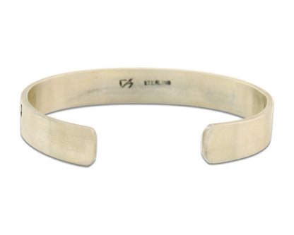 Hopi Bracelet 925 Silver Handmade Signed Darren Seweyestewa C.80's