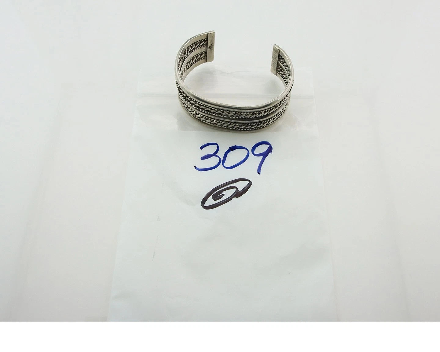 Navajo Cuff Bracelet 925 Sterling Silver Vintage Handmade Signed TAHE