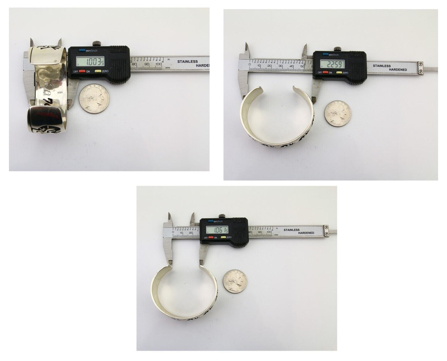 Hopi Handmade Cuff Bracelet 925 Silver Signed Alde Qumyintewa