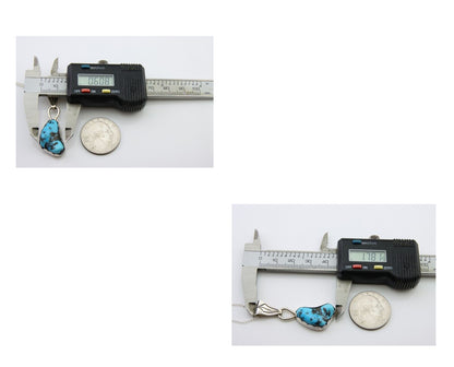 Navajo Necklace 925 Silver Blue Turquoise Artist Signed Tony Guerro C.80's