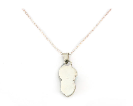 Navajo Necklace Sterling Silver Turquoise Coral Authentic Vintage Native Artist