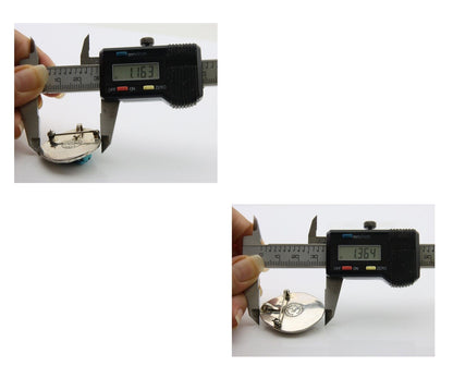 Navajo Pin Pendant 925 Silver Sea Foam Turquoise Artist Signed Hyson Craig C.80s