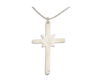 Navajo Sand Cast Necklace 925 Silver Turquoise Native American Artist C.80's