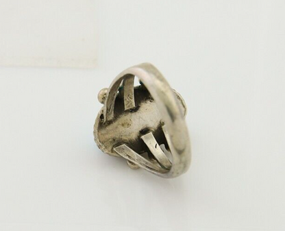 Navajo Handmade Ring 925 Silver Sleeping Beauty Artist C.80's