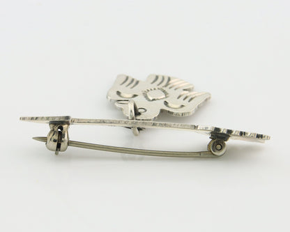 Navajo Pin Sterling Silver Thunderbird Arrow Artist Native American Artist