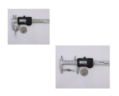 Navajo Feather Earrings 925 Silver Native American Artist C.80's