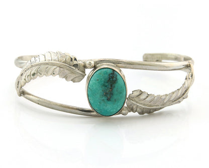 Navajo Bracelet Sterling Silver Turquoise Native American Artist Handmade