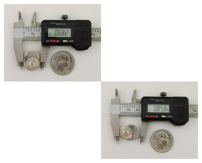 Navajo Earrings 925 Silver Natural Blue Native American Artist C.80's