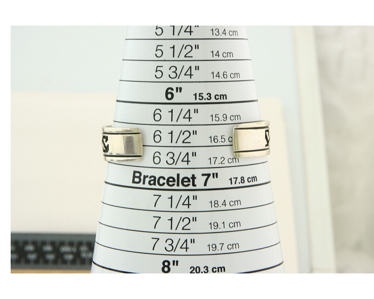 Navajo Bracelet 925 Silver Artist Signed Thomas Singer Cuff Made in the 1980's