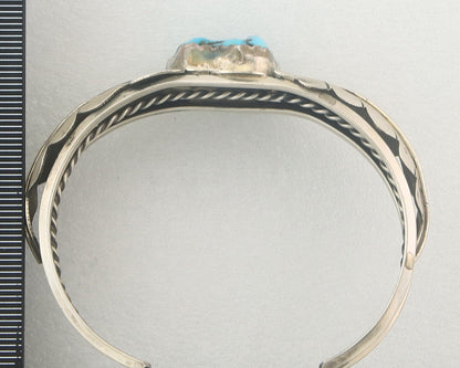Vintage Navajo Bracelet 925 Silver Turquoise Traditional Handmade Authentic