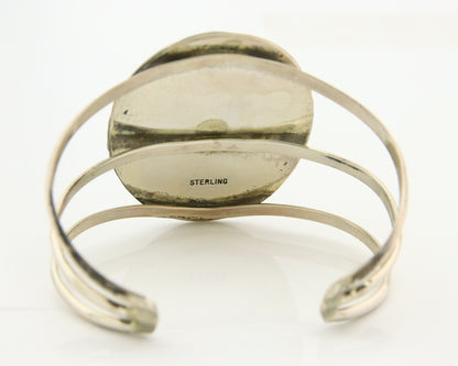 Vintage Navajo Bracelet 925 Silver Onyx Traditional Handmade Native American