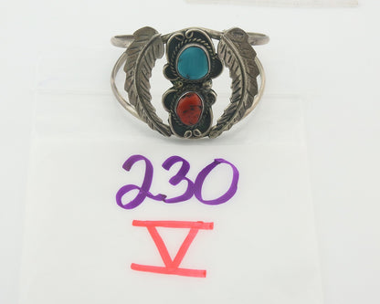 Vintage Navajo Bracelet 925 Silver Handmade Authentic Gemstone Traditional