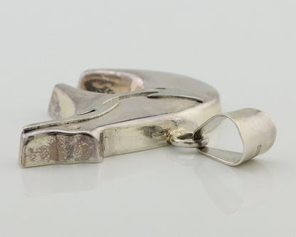 Navajo Spirit Bear Pendant 925 Sterling Silver Native C C.80's