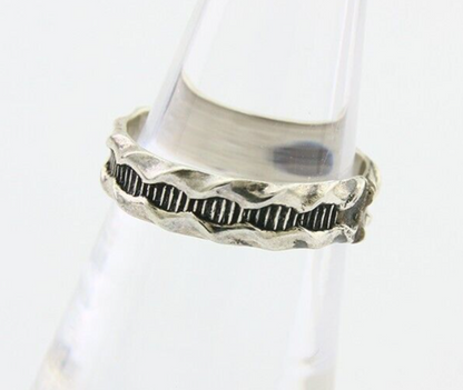 Navajo Handmade Ring 925 Silver Native American Size 6.0 C.80's