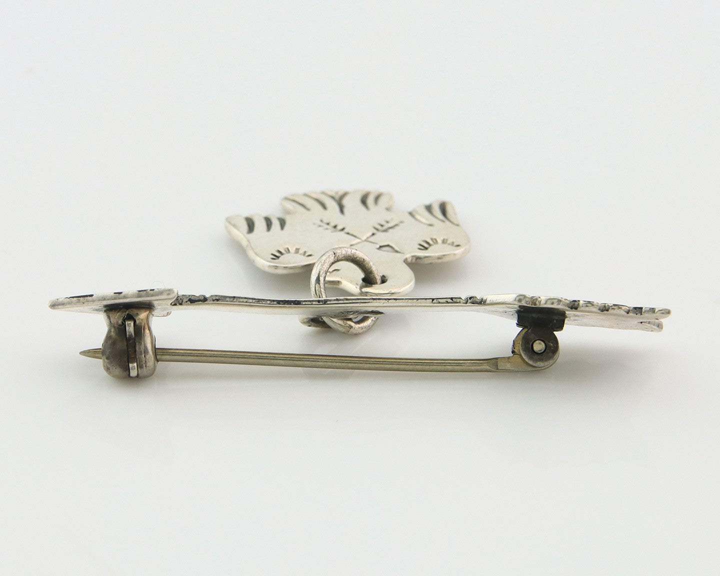 Navajo Pin Sterling Silver Thunderbird Arrow Artist Native American Artist