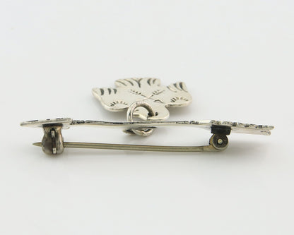 Navajo Pin Sterling Silver Thunderbird Arrow Artist Native American Artist