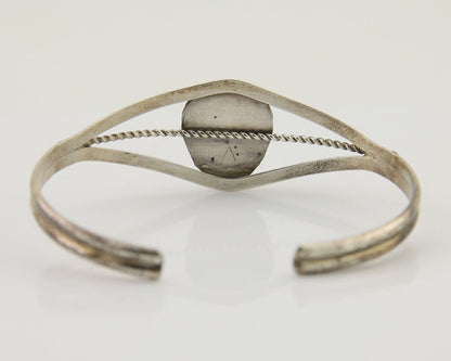 Navajo Paw Bracelet 925 Silver Blue Turquoise Native American Artist C.80's