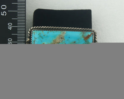 Vintage Ring 925 Sterling Authentic Turpen's Pawn Vault Turquoise Size 10