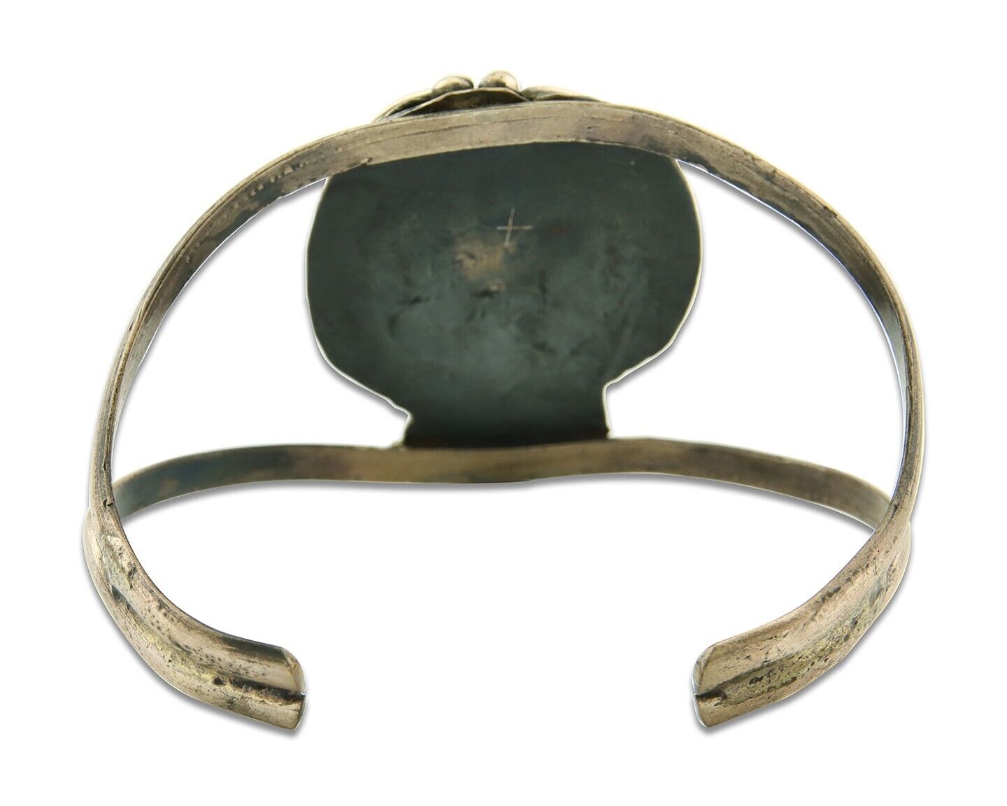 Vintage Navajo Bracelet 925 Silver Natural Blue Turquoise Native American Artist