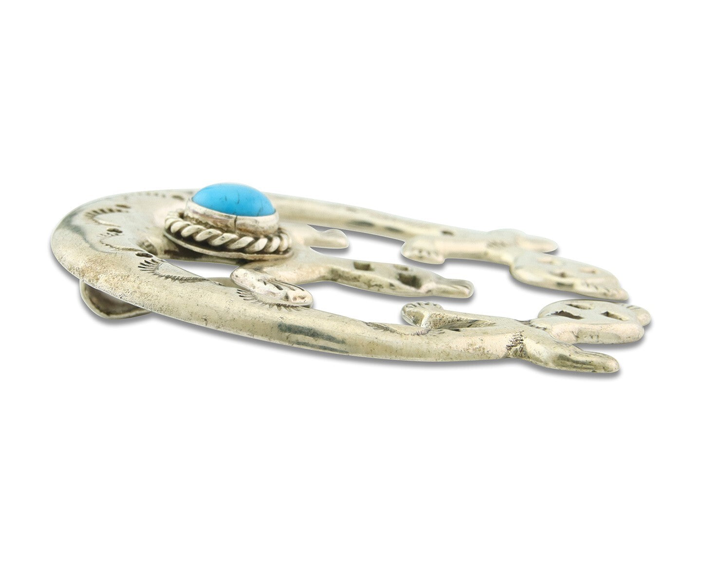 Navajo Sterling Silver Pendant Handmade Authentic Vintage C.80's