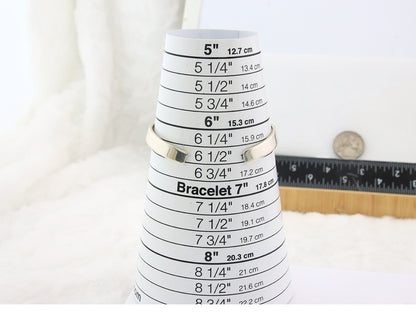 Navajo Cuff Bracelet Sterling Silver & Gold Vintage Signed RL