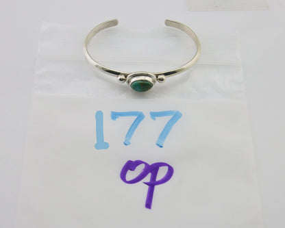 Navajo Royston Turquoise Bracelet 925 Silver Artist Native American C.80's