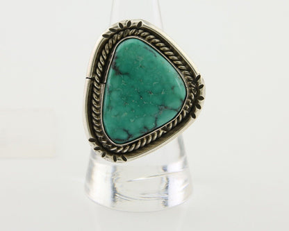 Navajo Handmade Ring 925 Silver Turquoise Native Artist C.80's