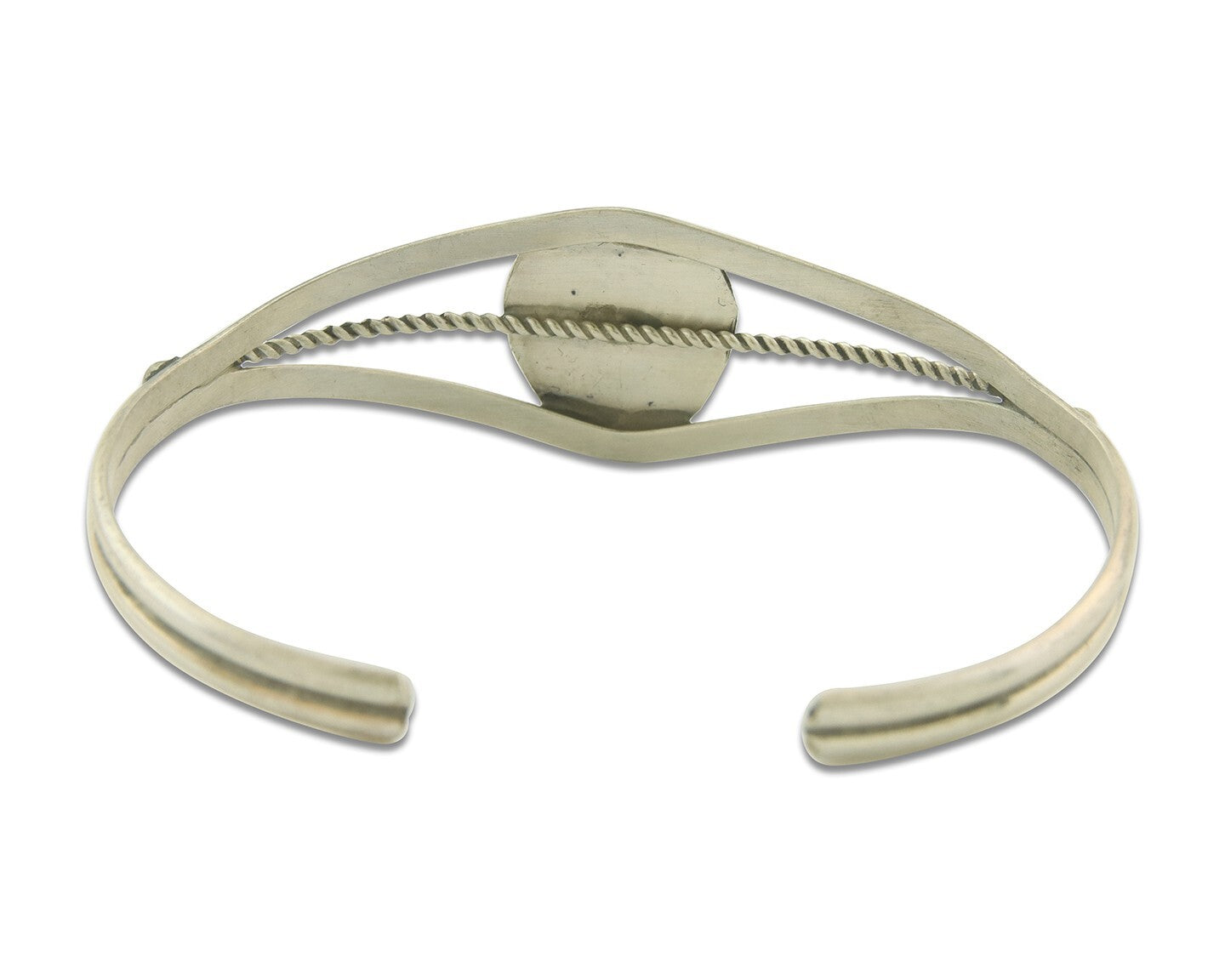 Navajo Bracelet 925 Silver Handmade Animal Claw Cuff Native American Artist C80s