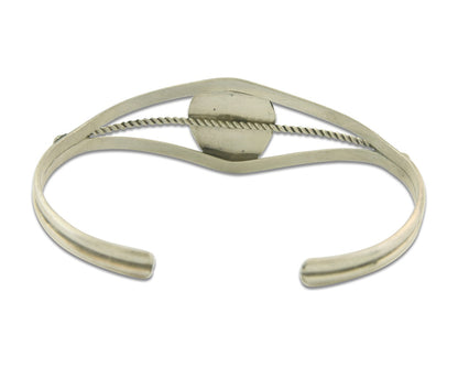 Navajo Bracelet 925 Silver Handmade Animal Claw Cuff Native American Artist C80s