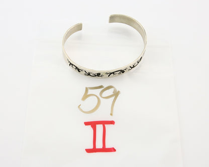 Hopi Bracelet 925 Silver Handmade Artist Signed C.80's