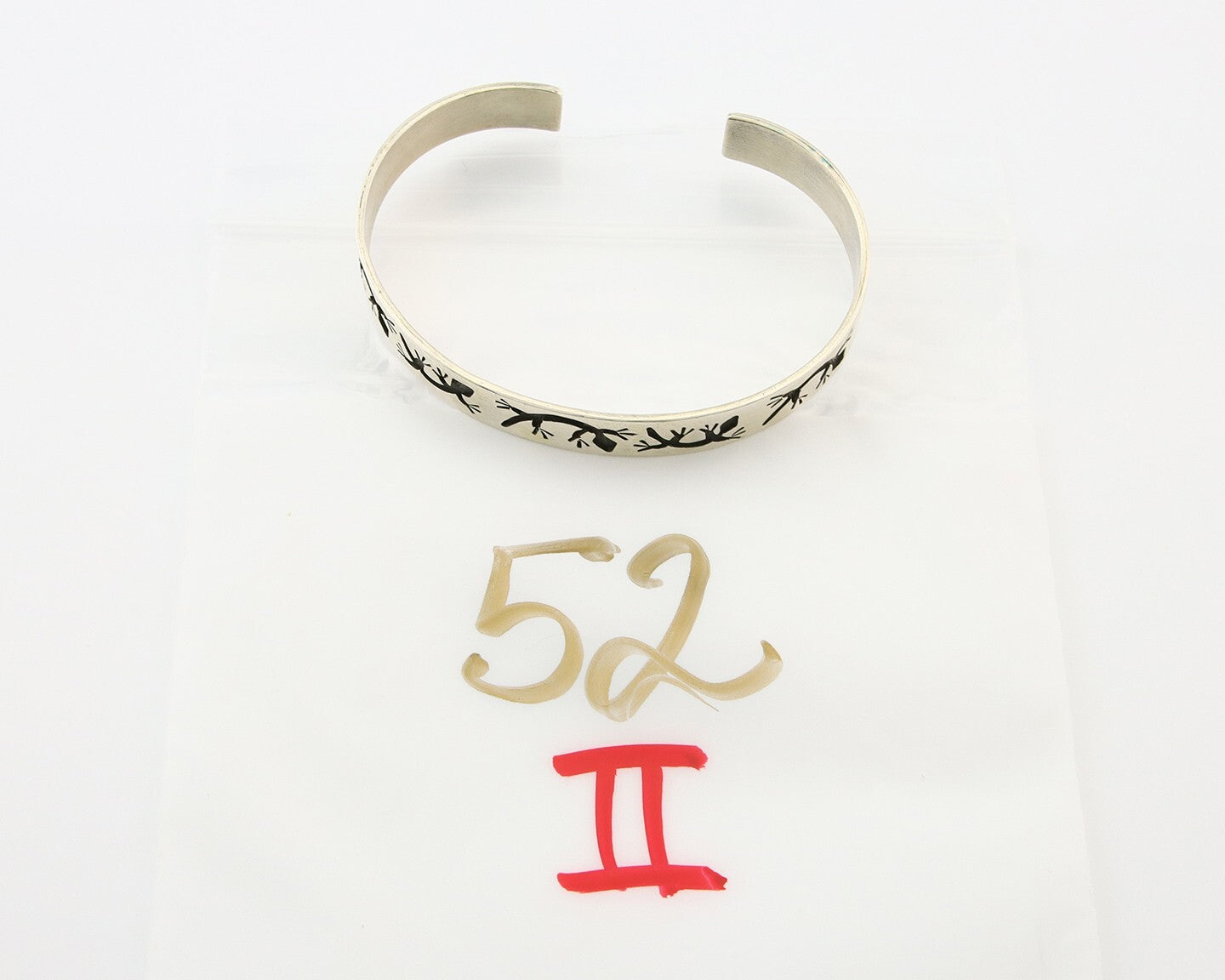 Hopi Bracelet 925 Silver Handmade Artist Signed Half Sun C.80's