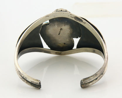 Navajo Bracelet 925 Silver Natural Bisbee Turquoise Cuff Signed Tony Guerro C80s
