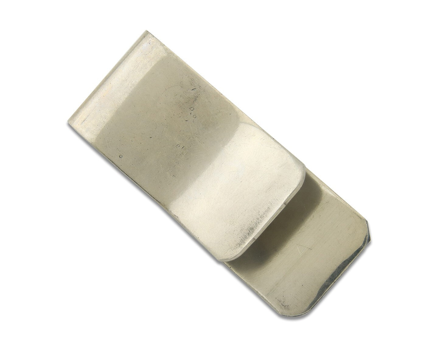 Navajo Money Clip 925 Silver & 999 Nickle Hand Stamp Native American Artist C80s