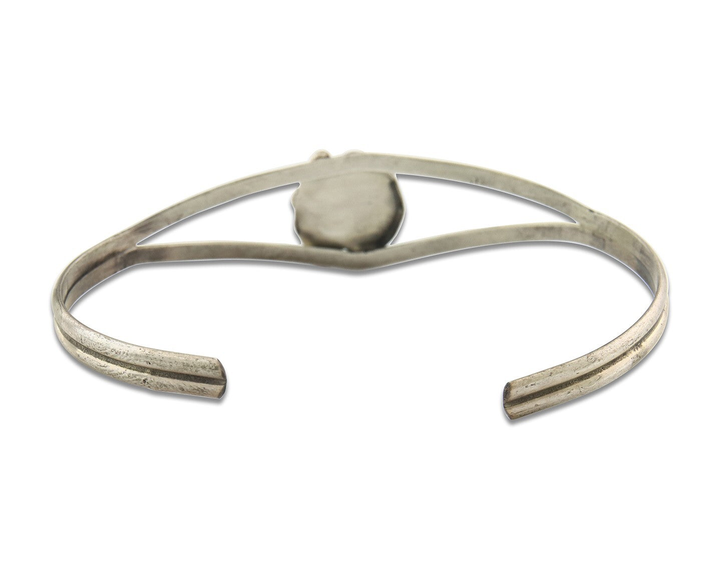 Vintage Navajo Bracelet 925 Silver Blue Turquoise Handmade Signed P