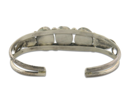 Vintage Navajo Bracelet 925 Silver Turquoise Traditional Handmade Authentic