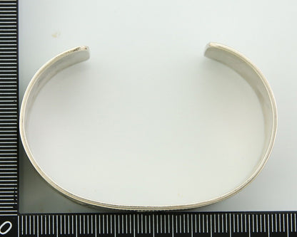 Navajo Bracelet 925 Silver Handmade Cuff Artist Signed Tommy Singer C.80's