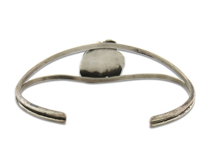 Vintage Navajo Bracelet 925 Silver Natural Turquoise Handmade Native Artist