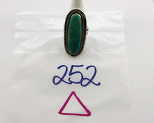 Navajo Ring 925 Silver Natural Mined Turquoise Artist Signed USA C.80s