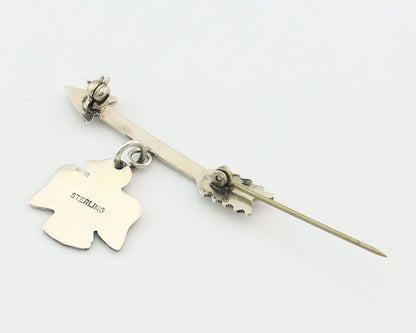 Navajo Pin Sterling Silver Thunderbird Arrow Artist Native American Artist