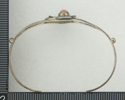 Vintage Navajo Bracelet 925 Silver Handmade Authentic Gemstone Traditional