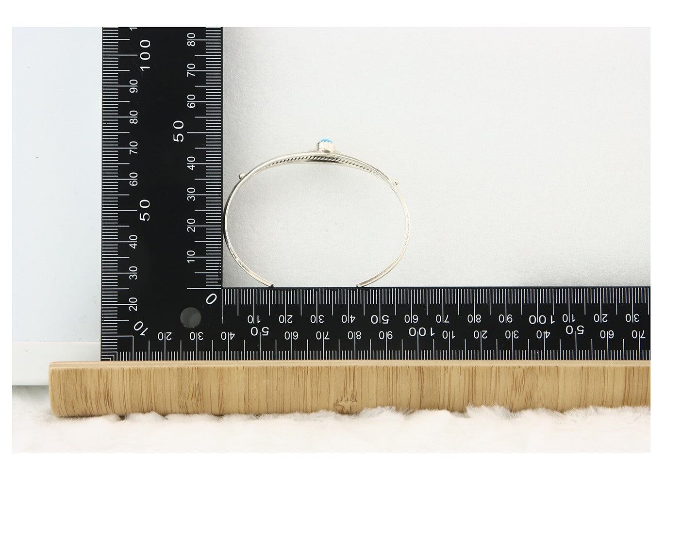 Vintage Navajo Bracelet 925 Silver Blue Turquoise Handmade