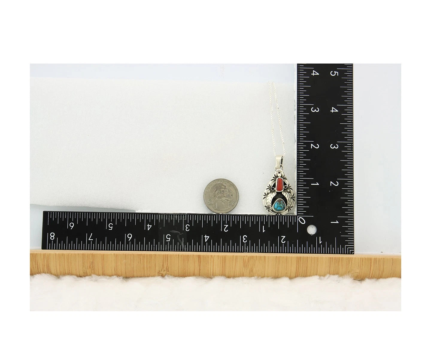 Navajo Necklace Sterling Authentic Gemstone Traditional Signed Teepee