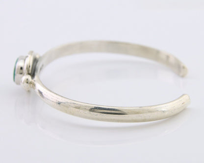 Navajo Bracelet 925 Silver Natural Turquoise Native American Artist C.80's